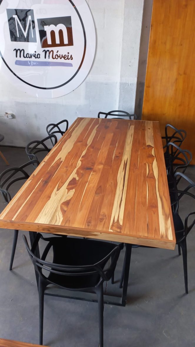 Mesa industrial cor Natural