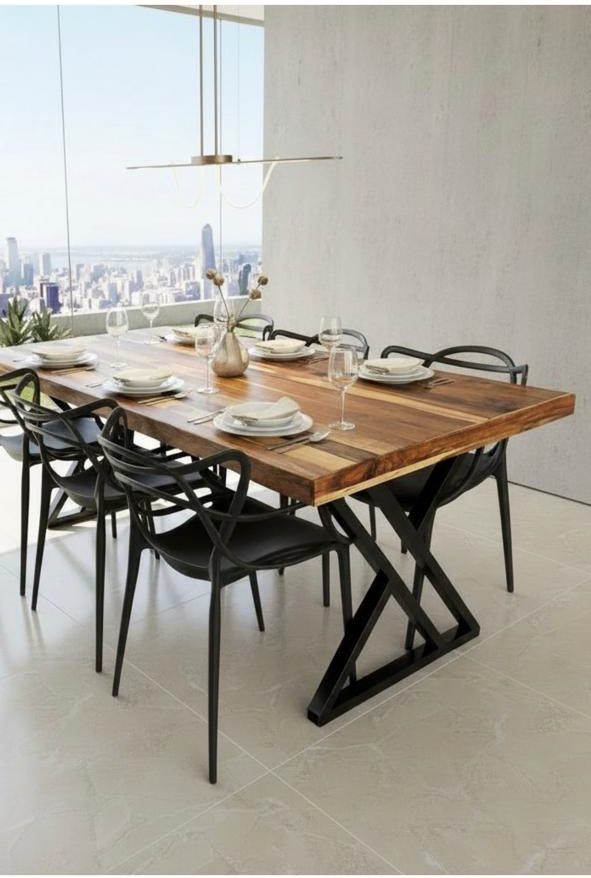 Mesa industrial cor Natural